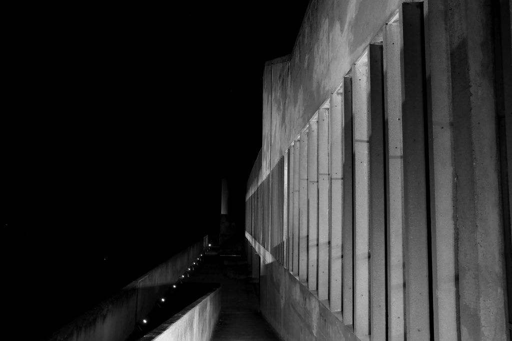 Mise en lumière unité d'habitation Le Corbusier, Firminy